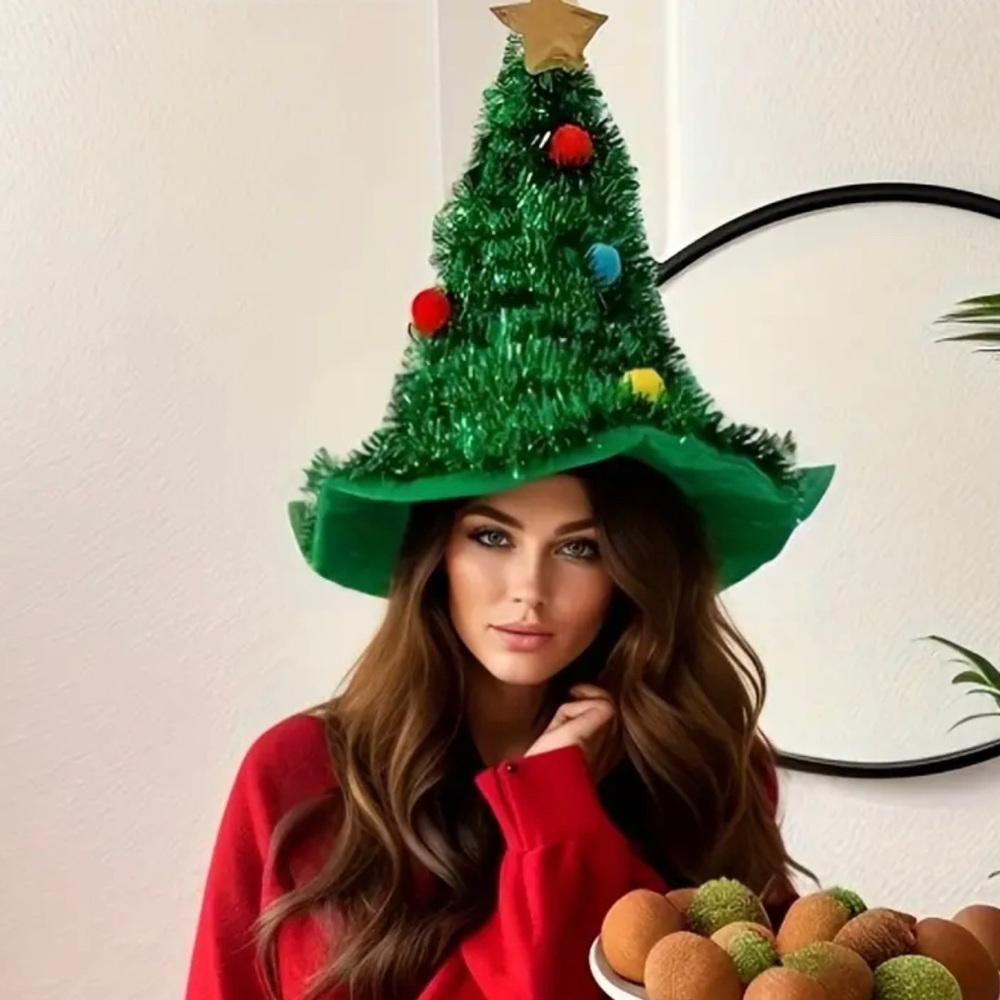 Christmas Tree hat ( or desktop tree) - Picture 3 of 8